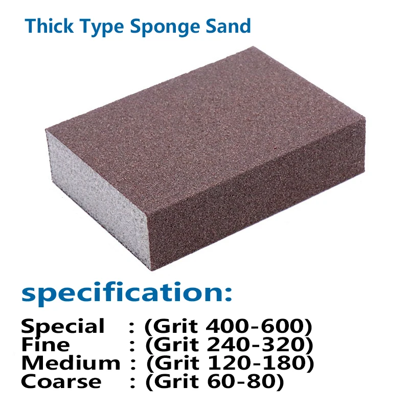12PCS Sanding Sponge,Sanding Blocks Coarse Medium Fine,Sanding Block in 60//80//100//120//180//220 for Wood,Metal,Drywall
