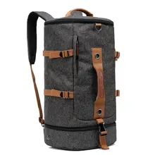 Повседневное модные Для мужчин Классические Поездки Холст сумки Большой рюкзак посылка большой Ёмкость модные Чемодан прохладный дорожная Duffle