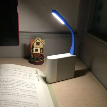 

Flexible Ultra Bright Notebook USB LED Lamp USB Gadget Mini USB LED Light Portable Book Light 5V 1.2W Power Bank Reading Light