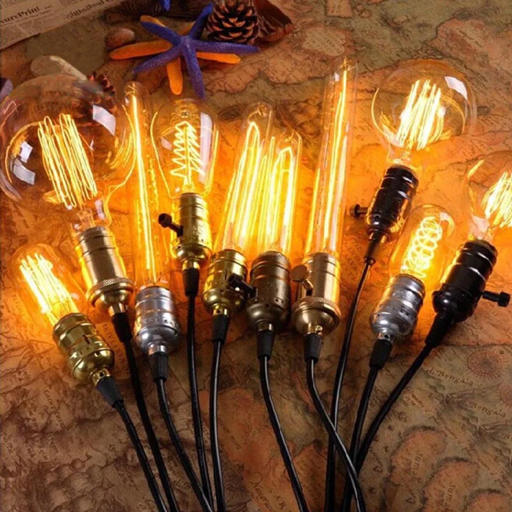 Марочные шарики edison лампа E27 220V 40W подвесной светильник в стиле ретро G125 T45 T30 G80