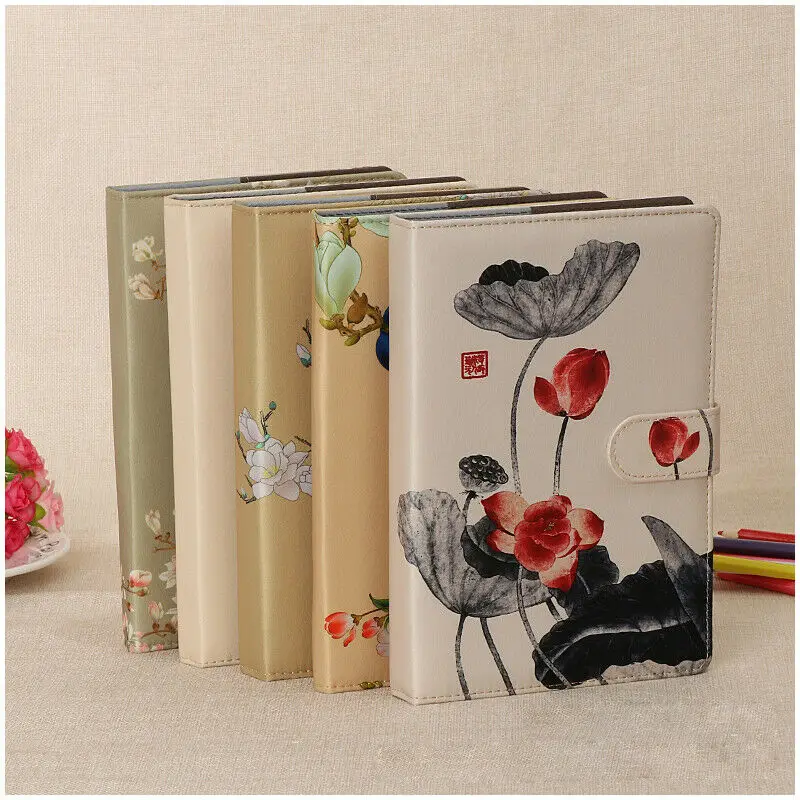 

Chinese Style Retro Silk paper Notebook Business Office bullet journal school agenda diary planner traveler notebook
