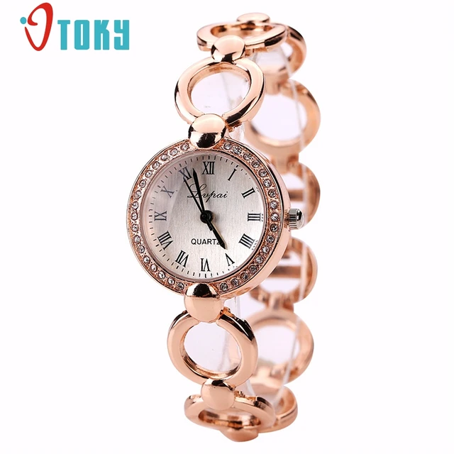 OTOKY Quartz Watch Fashion Bracelet Watch Dress For Women Rhinestone Alloy Band OTOKY Quartz Watch Fashion Bracelet Watch Dress For Women Rhinestone Alloy Band