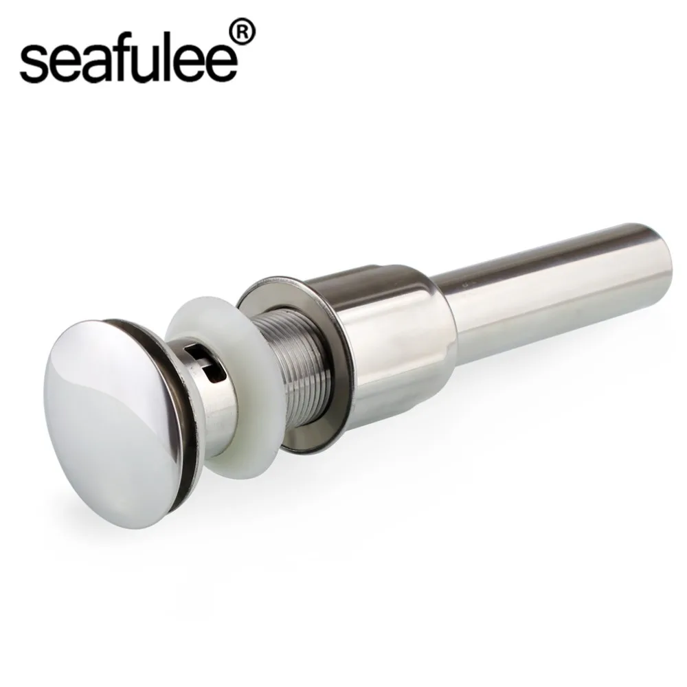 Bathroom basin Vanity Vessel Sink Pop Up Drain With Overflowvessel