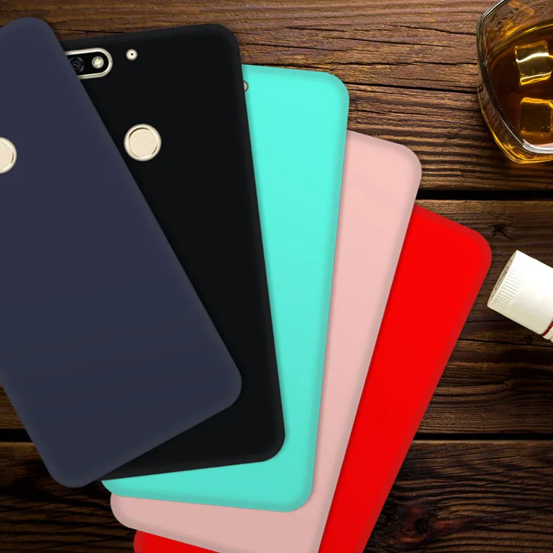 

Geruide For huawei Huawei Honor 7C Silicone Case TPU Soft Protector Back Cover for Honor 7A PRO Huawei Y6 PRime case phone cases