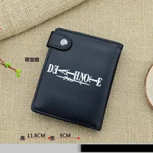 Короткий абзац большая голова Death note Аниме Кошелек защелкивающаяся застежка два раза мой кошелек реквизит PUCosplay