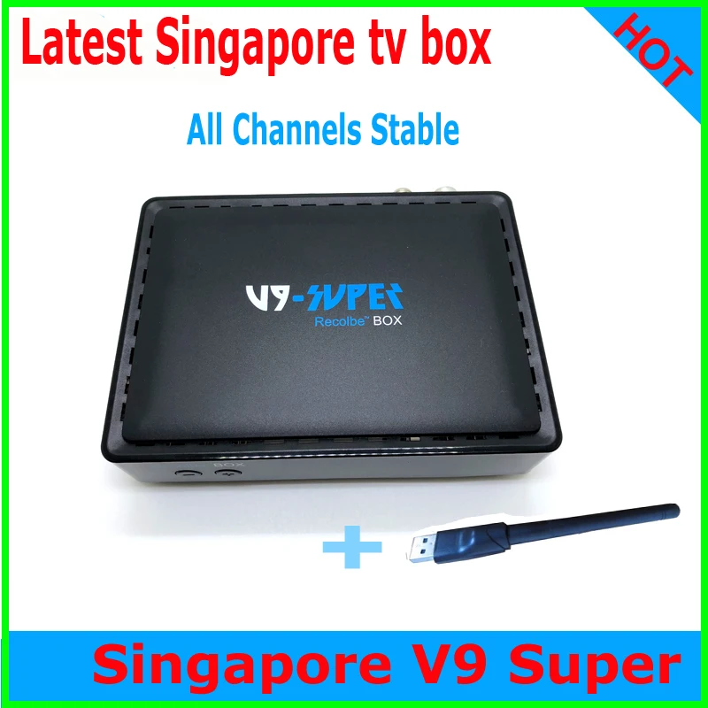 2PCS V9 SUPER starhub tv box Singapore HD 2018 from v9 pro blackbox
