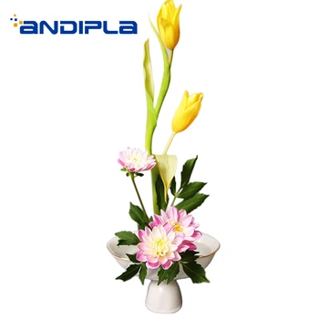 Modern Flower Pot Ceramic High Plate Flower Arrangement Vase Table Bonsai Hydroponics Plant Holder Decor Home Fruit Plate Buy At The Price Of 66 29 In Aliexpress Com Imall Com