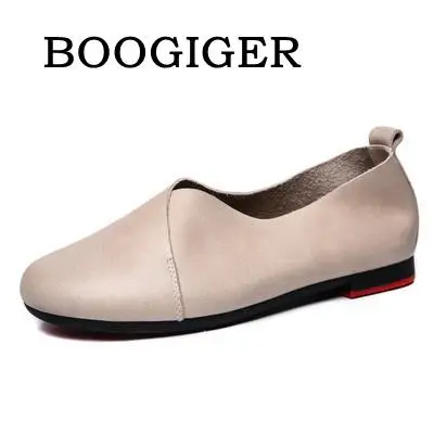 

Retro Women Leather Pink Pumps Slip On Ladies Low Heel Grey Pumps 2017 Fashion Glove Shoes Comfortable Handmade Women Pumps Sale