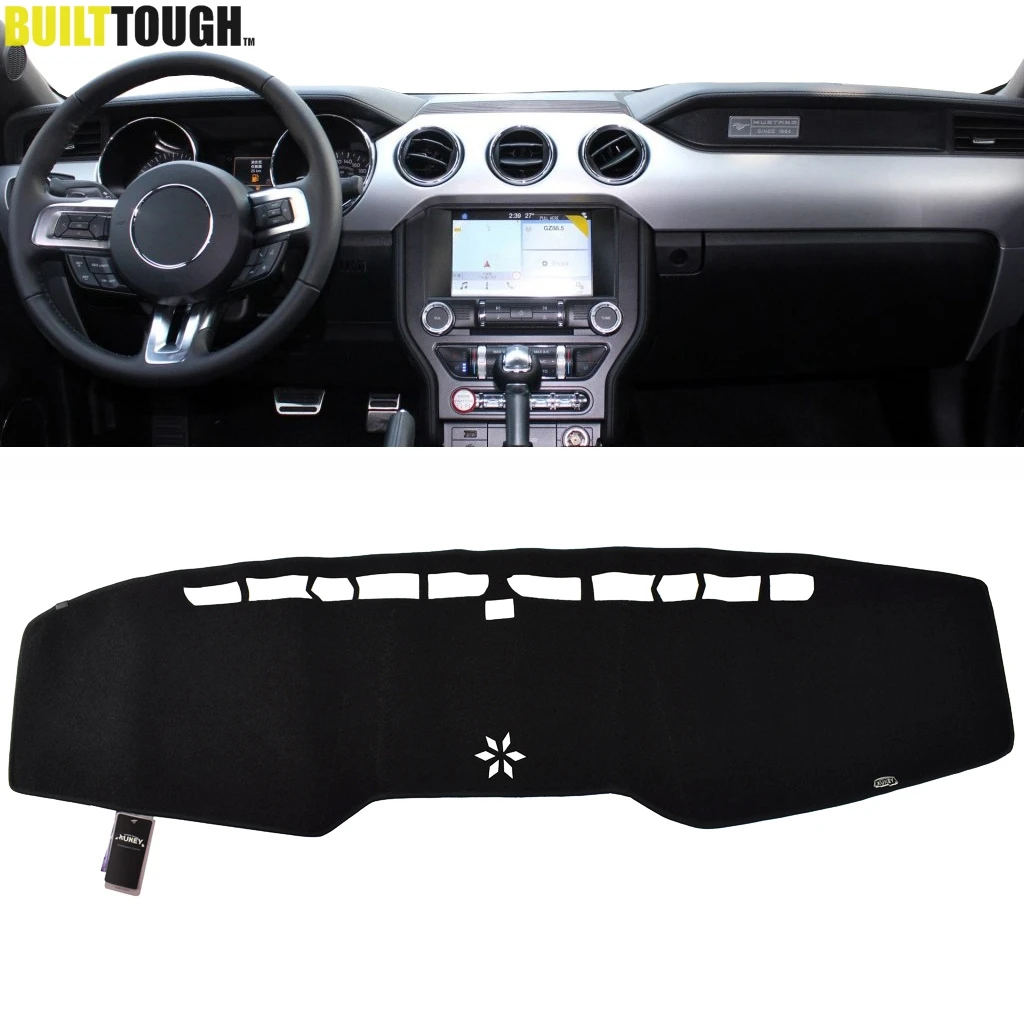 

Xukey LHD For Ford Mustang 2015 2016 2017 2018 oard Cover Dashmat Dash Mat Pad Sun Shade Dash Board Cover