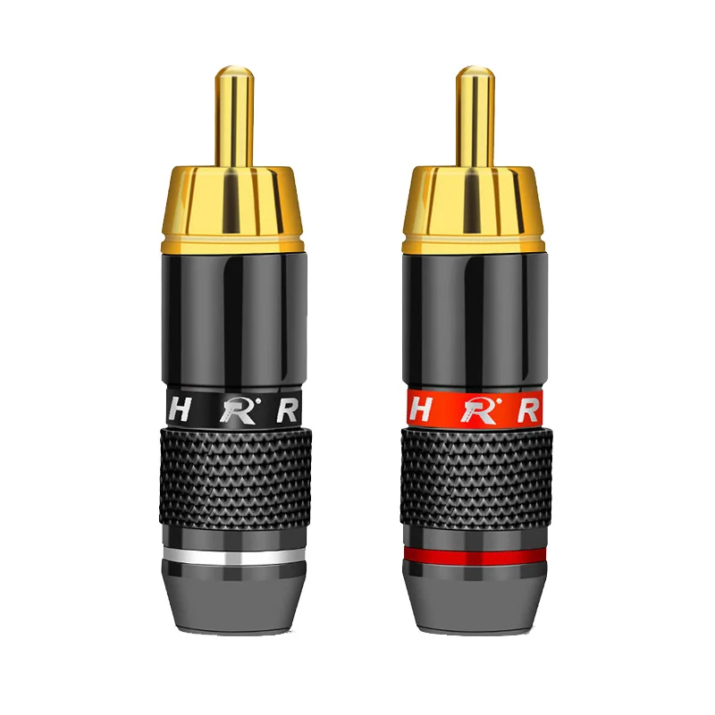 10 компл./лот RCA коннекторов шт. штекерных штепсельных вилок + гнездовых разъемов