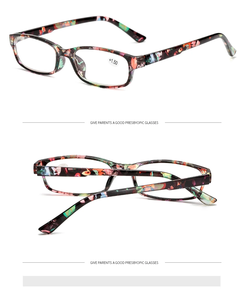 Очки для чтения мужские модные прозрачные линзы пластиковые очки для глаз легкие женские цветные очки для дальнозоркости диоптрическая Лупа Новые