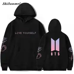 BTS толстовки Harajuku Kpop Love Yourself felpe roupas Толстовка Bangtan мальчики толстовки bts Женская одежда оверсайз Толстовка 4xl XXS