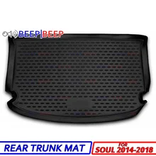 Для Kia Soul- коврик для багажника сетка для предметов коврик лоток напольный ковер сетка для предметов задний коврик для багажа автомобильный Стайлинг