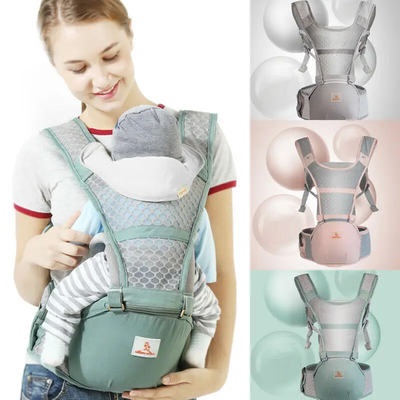 Новые популярный полезный милые рюкзаки-кенгуру для маленьких рюкзак с сидением спереди типа «кенгуру» Обёрточная бумага рюкзак для переноски