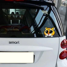 Cute Cartoon Cat Cover Scratches Car Creative Random Body Stickers JSD-1077