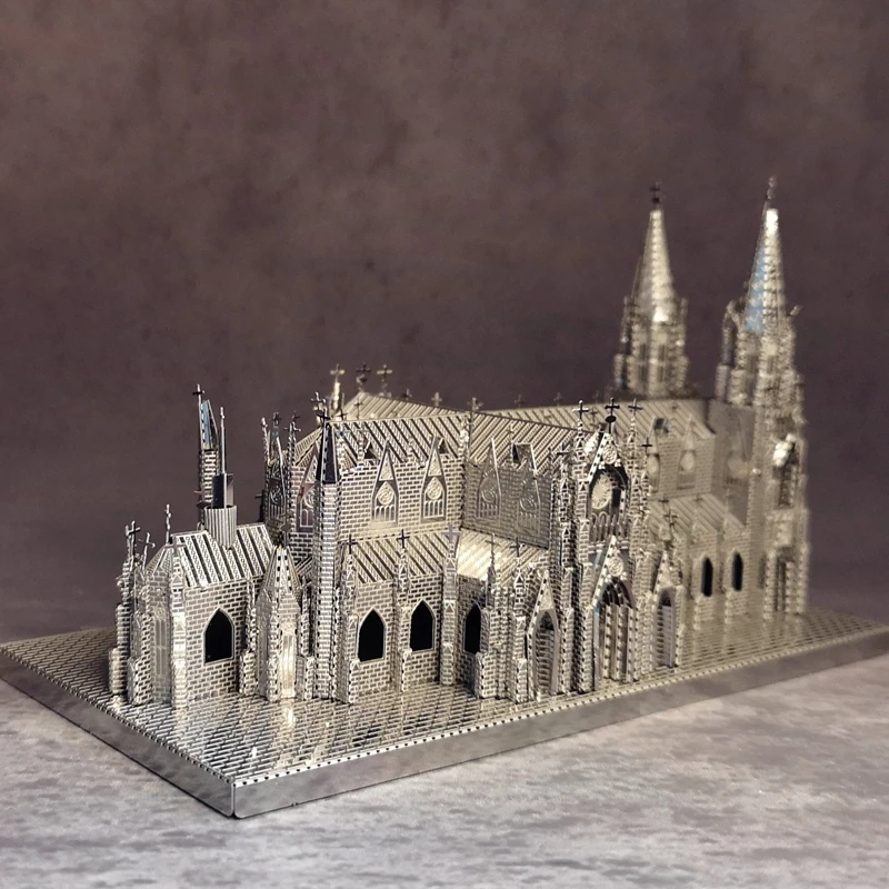 HK NANYUAN ST. PATRICK'S CATHEDRAL 3D головоломка металлическая сборка модели домашнего интерьера украшения diy архитектура