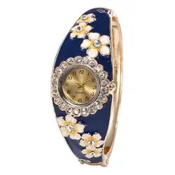 Роскошные 2018 женские Алмазные модные круглая Алмазная браслет часы Аналоговые кварцевые часы женские наручные часы Креативный новый