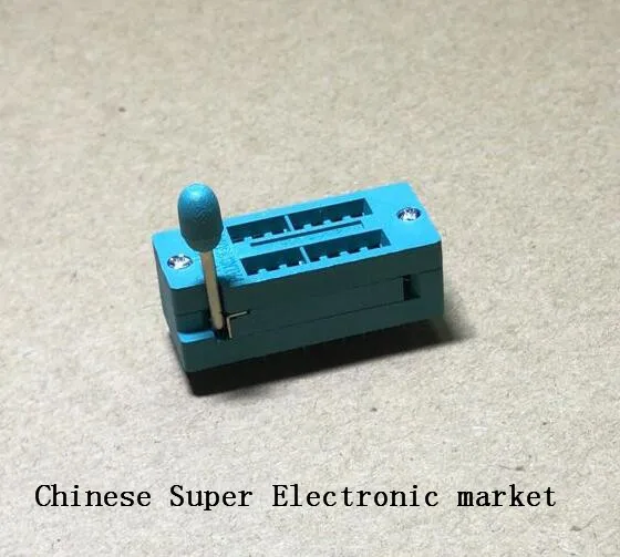 

50PCS IC Test Universal ZIF Socket 14pin 14 pin dip 2.54mm IC Socket pitch