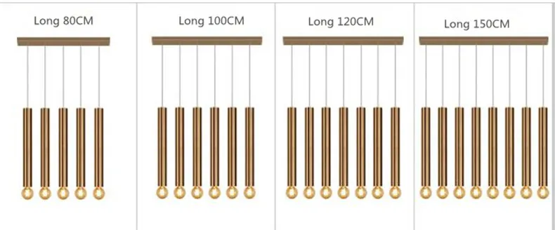 Скандинавский чердак длинная палка светодиодная люстра креативное Золотое Искусство гостиная ужин Led проходной бар вниз светильник светильники