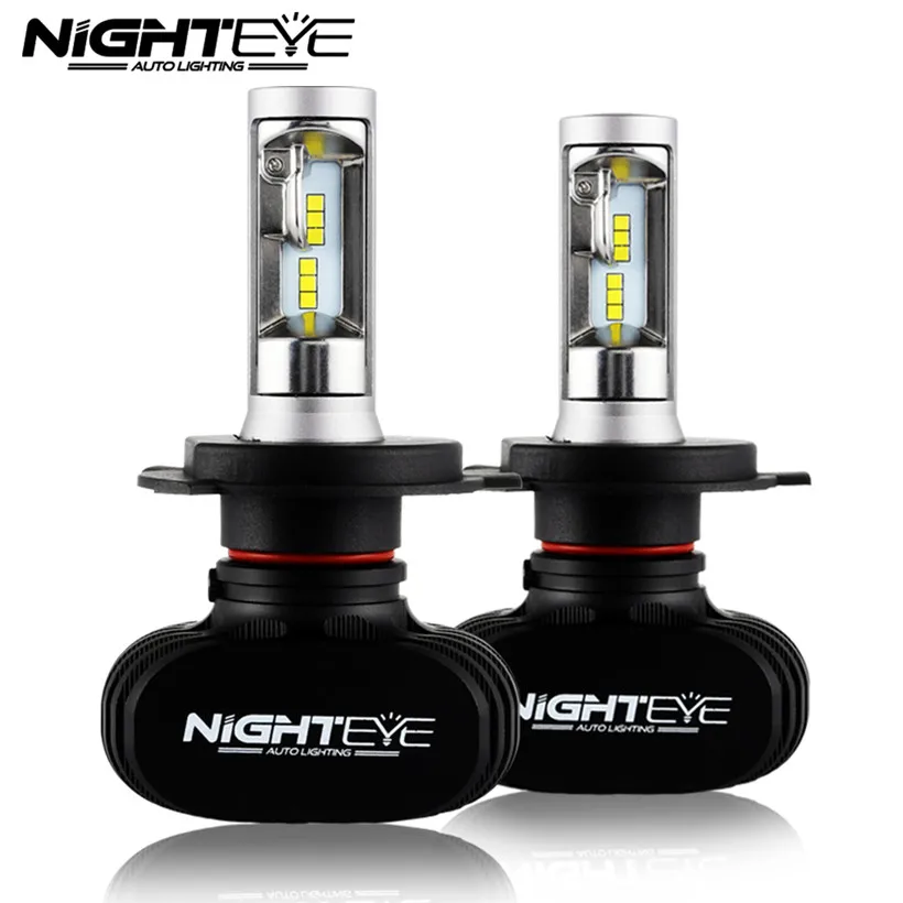 

NIGHTEYE H4 9003 HB2 Led Car Headlight 50W 8000LM White 6500K CSP LED Fog Lamp Bulbs Auto Headlight Conversion Kit DRL Car light