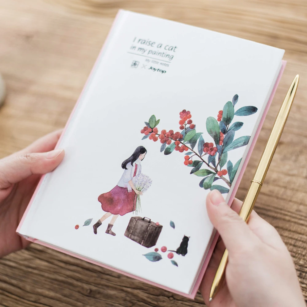 Креативный ежедневный Еженедельный ежемесячный дневник Kawaii с кошками для
