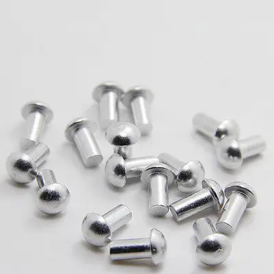 M2 полукруглые алюминиевые заклепки 2 мм Диаметр x 4 (100 шт.)|m2 notebook|rivet nutrivet jewelry |