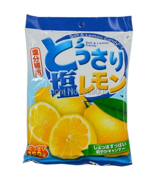 Salt & Lemon Candy 150g Free Shipping Japanese Snacks Food & Grocery on