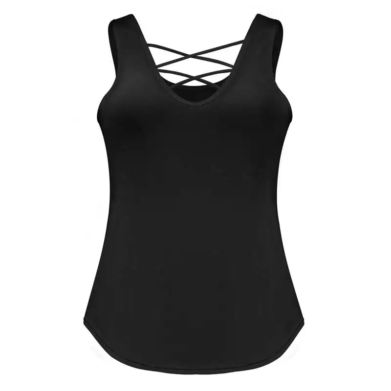 BLACK Dragon Fit свободный спортивный жилет без рукавов женский пляжный Повседневный безрукавка беговые Топы дышащие спортивные жилеты Йога Топы сухая Беговая футболка - Цвет: BLACK