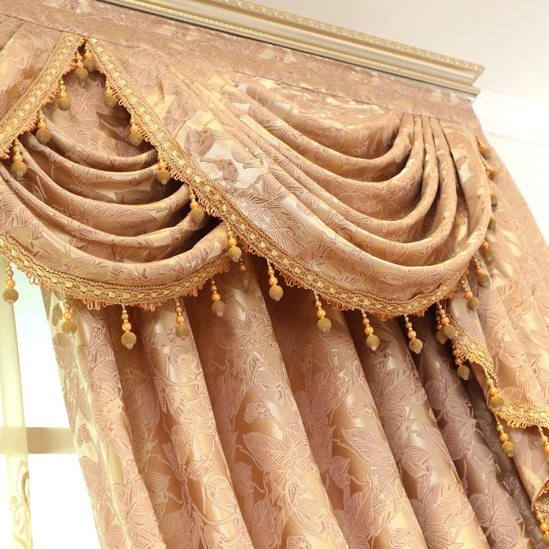 Новая занавеска s для столовой гостиной спальни балдахин Тюль Роскошный европейский стиль вышивка занавеска окно на заказ свадьба