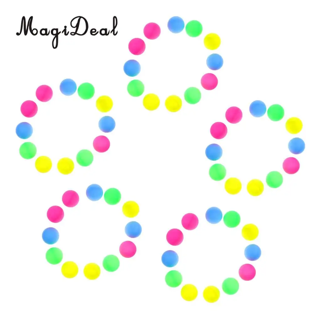 MagiDeal 60 Pieces Colorful Beer Balls Table Tennis Balls Entertainment Party Toy Game Raffle Balls
