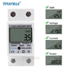 Single Phase Two Wire LCD Digital Display Wattmeter Power Consumption Energy Electric Meter kWh AC 230V 50Hz Electric Din Rail ► Photo 2/6