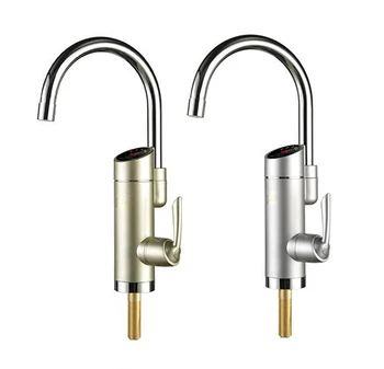 

Bottom water flow inlet electric shower kitchen instant tankless electric heater sink hot tap faucet mixer hot and cold water