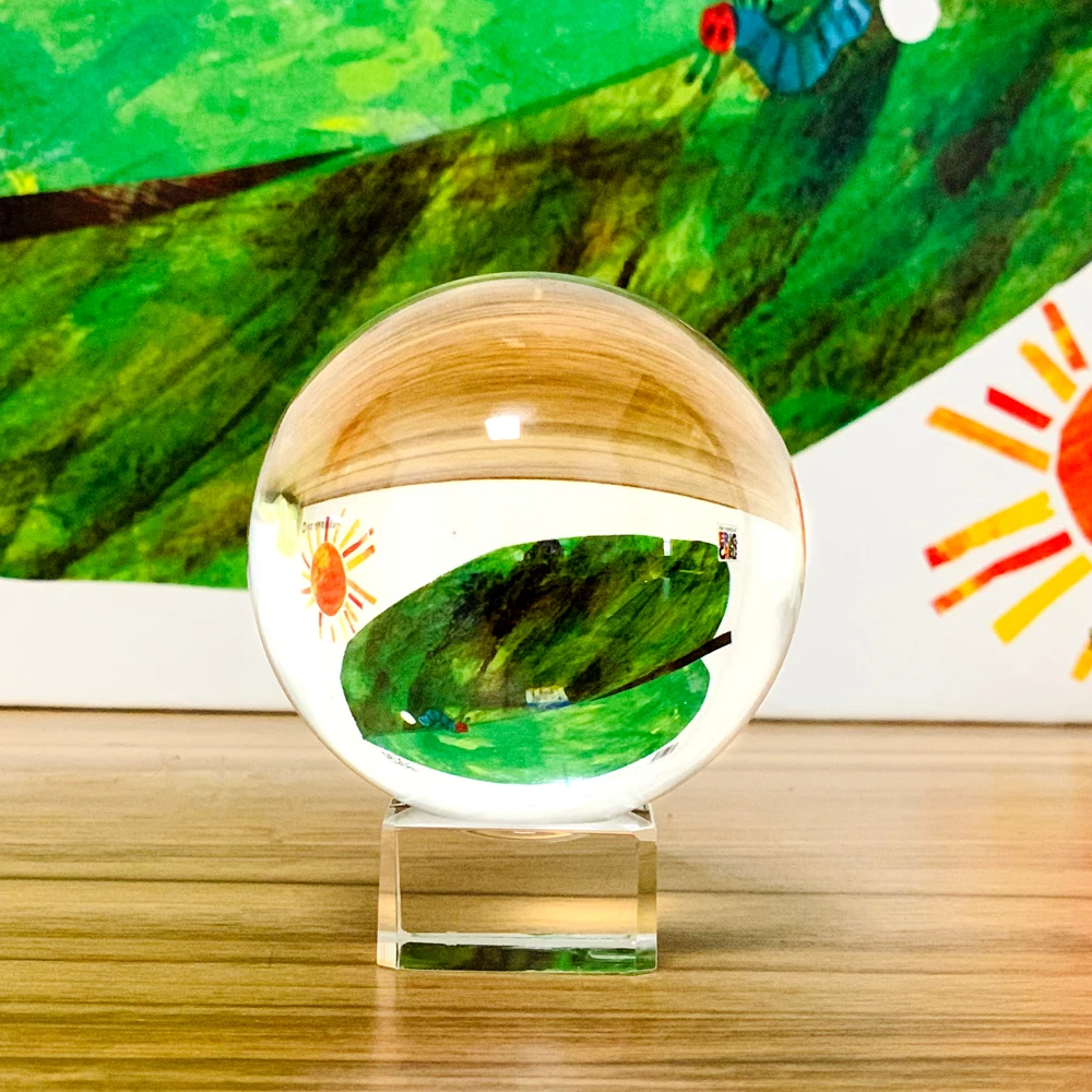 2 Pairs Crystal Ball With Stand - 40mm Clear & Ice Crack Crystal Spheres For Decor