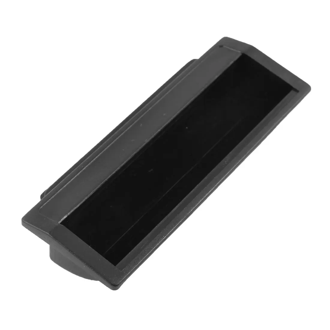 UXCELL 110Mmx43mm Rectangle Black Plastic Drawer Door Flush Pull Handle