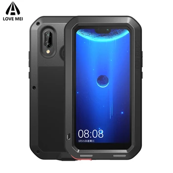 

Love Mei Metal Armor Case For Huawei P20 Lite (Nova 3E) Cover Aluminum Shockproof Waterproof Case For Huawei Nova 3E (P20 Lite)