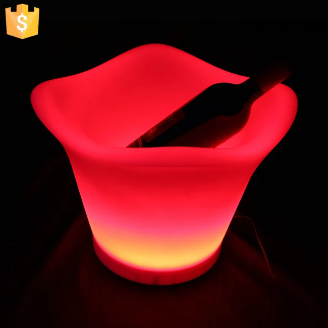 Cool Party LED Ice Bucket Double Layer Event Night Club KTV LED Beer