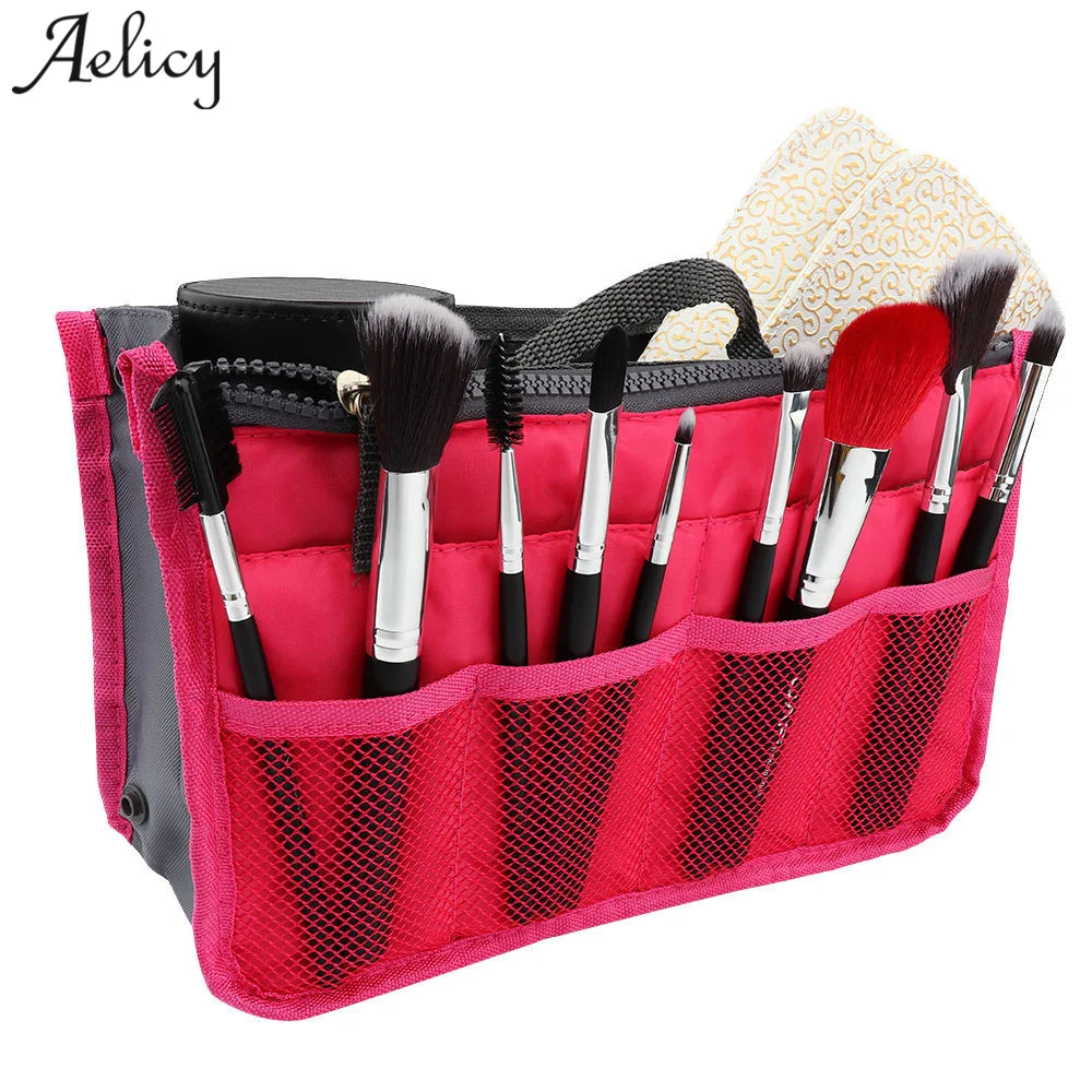 

Aelicy Multifunction Makeup Makeup Bag Canvas Portable Make Up Women Cosmetic Bag Large Capacity Simple Travel Home Storage Bags