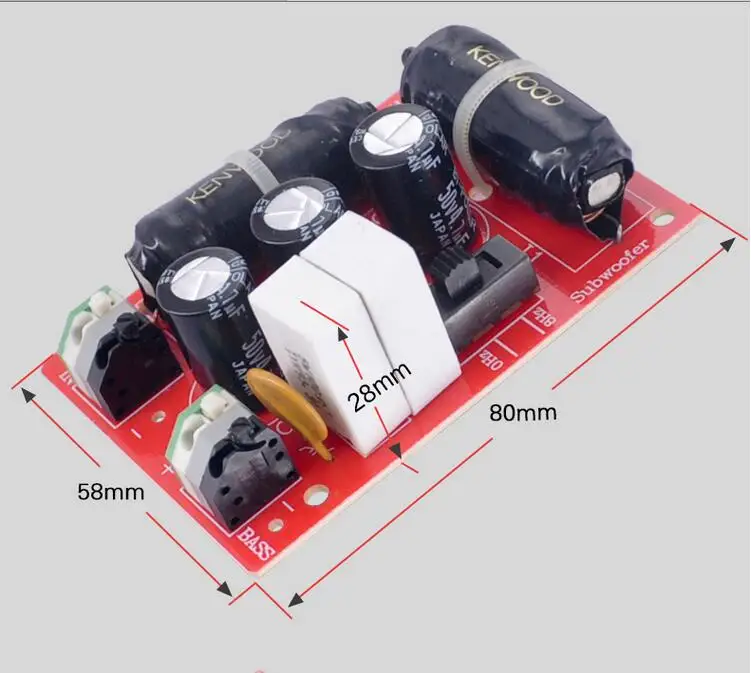 

Pure Bass Subwoofer Second-order Crossover Frequency Divider DIY Home Theater