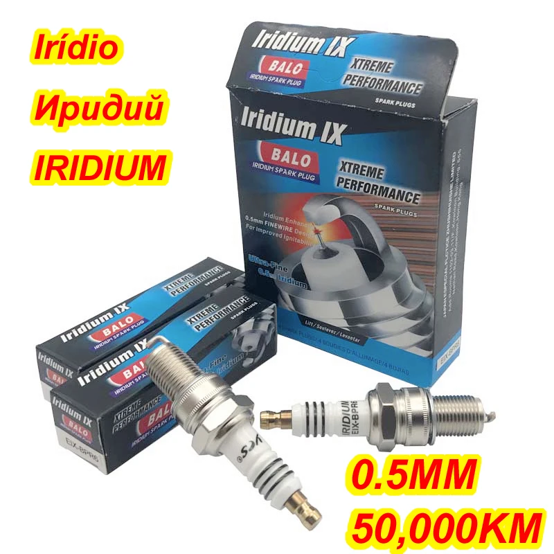 BALO Iridium Spark Plug EIX-BPR6 4pcs/lot for BPR6ES BPR6EIX BPR6EVX IW20 VW20 W20EPR W20EXR-U BY480-BPR6E PW20TT RN9GY IW20TT BALO Iridium Spark Plug EIX-BPR6 4pcs/lot for BPR6ES BPR6EIX BPR6EVX IW20 VW20 W20EPR W20EXR-U BY480-BPR6E PW20TT RN9GY IW20TT