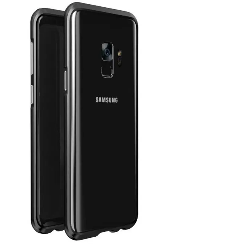 

New High Quality Luxury Original Brand LUPHIE Aluminum Metal Bumper For Samsung Galaxy S9 /S9 Plus Case Frame With Metal Button