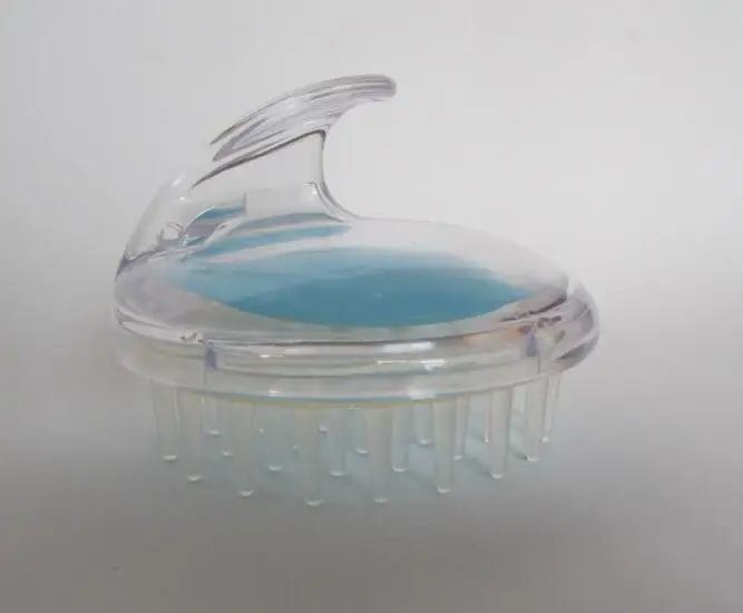 500PCS Round the silicone head massager to wash brush massage scalp