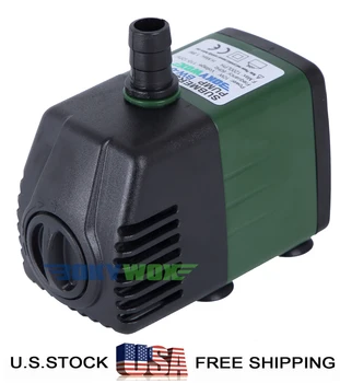 

110V Submersible Water Pump 317GPH(1200LPH) Fish Tank Pond Fountain Fall Hydroponic 10W
