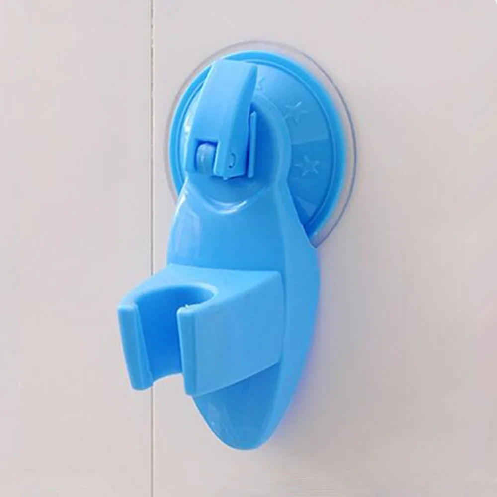 Blue Крепкая насадка для душа на присоске, Цветочная спринклерная база, фиксированное сиденье, кронштейн для душа для дома, аксессуары для ванной комнаты - Цвет: Blue
