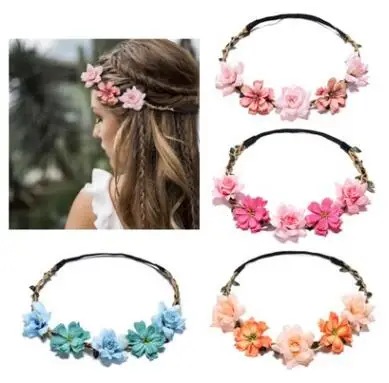 Votre Chapeau Pour Fête De Mariage, Bandeaux à Fleurs De Marguerite, Couronne De Cheveux De Tournesol, Couvre-chef De Mariée Floral