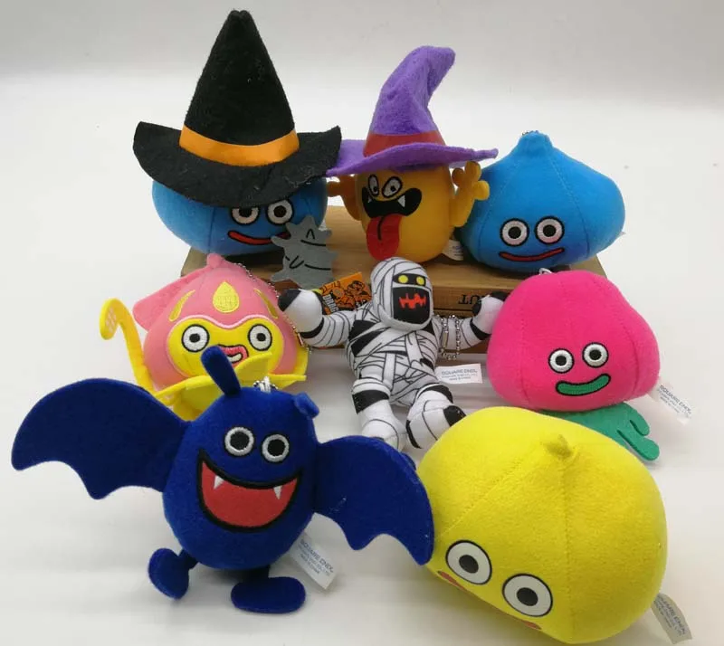 

NEW Dragon Quest Smile Slime Plush Hamaguri Drakee Bakudan Iwa Pendant