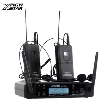 

GLXD24 GLXD4 Professional UHF Wireless Microphone System Headworn Headset Mic Cordless Receiver For Karaoke Home Stage Church