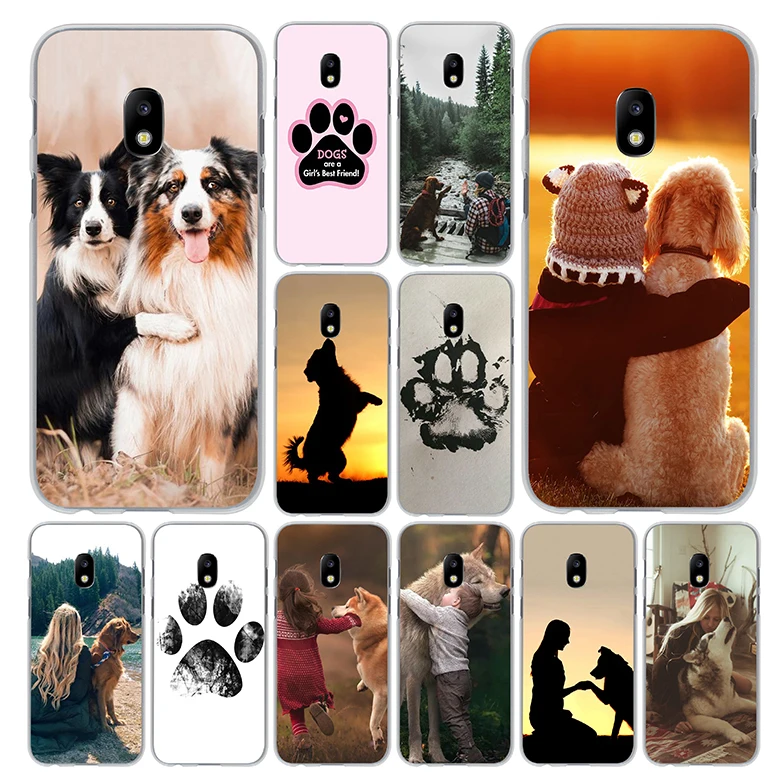 

Lavaza Girls cute Dog paws Phone Case for Samsung Galaxy J7 J6 J5 J3 J1 J2 2018 2017 2016 2015 US EU Version Prime