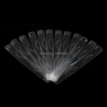 1 компл.) 12 видов Популярные бровей форму бровей татуировки шаблон вышивать Перманентный макияж бровей инструменты