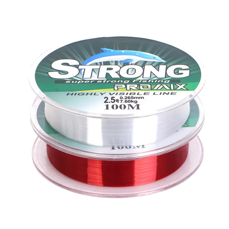 

nylon 100M Fluorocarbon fishing line 5-30LB Super strong Leader Line clear fly fishing line pesca