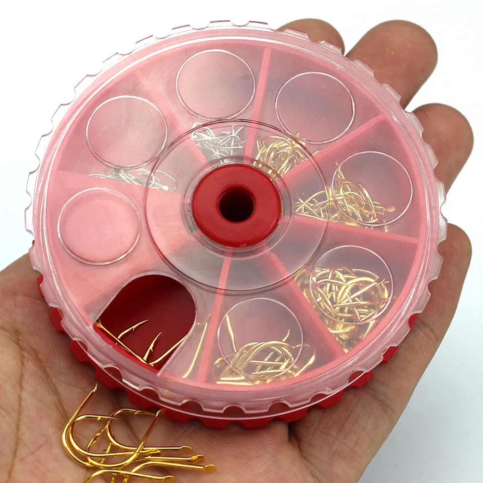 

Loogdeel 120PCS/Lot Mini Fly Fishing Hook Kit Golden Silver Fishhooks Small Fresh Water Barbed Carp Fishing Hook Peche